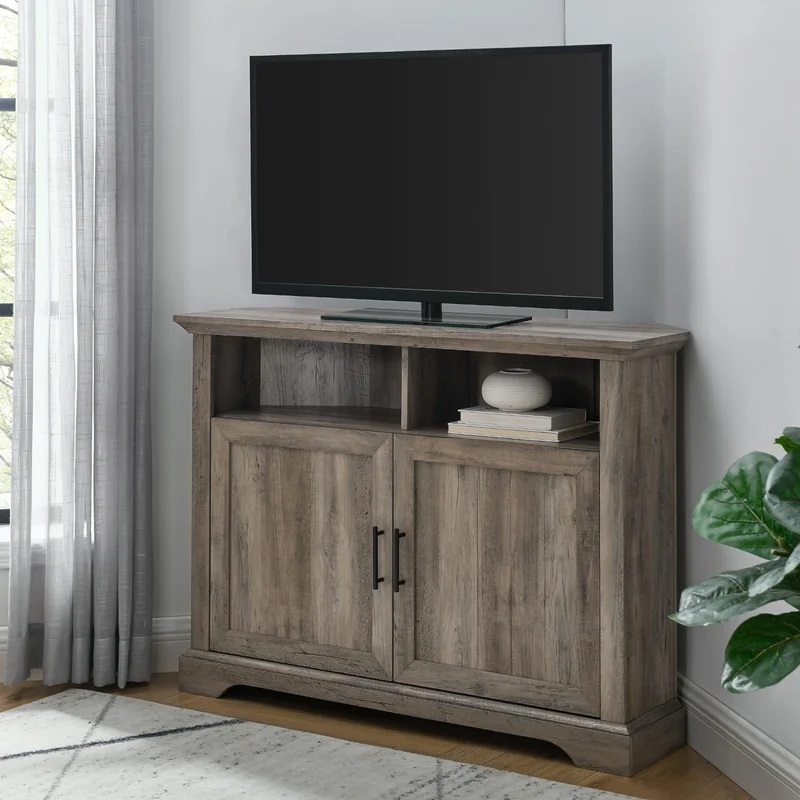 Tall Corner Media Cabinet