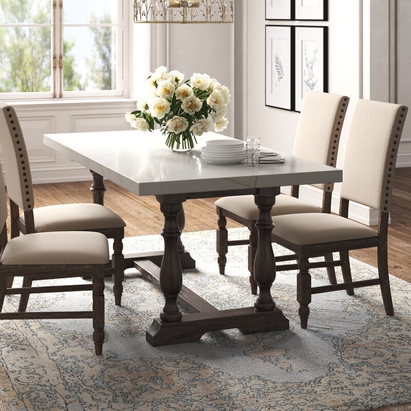 Marble Top Dining Room Table