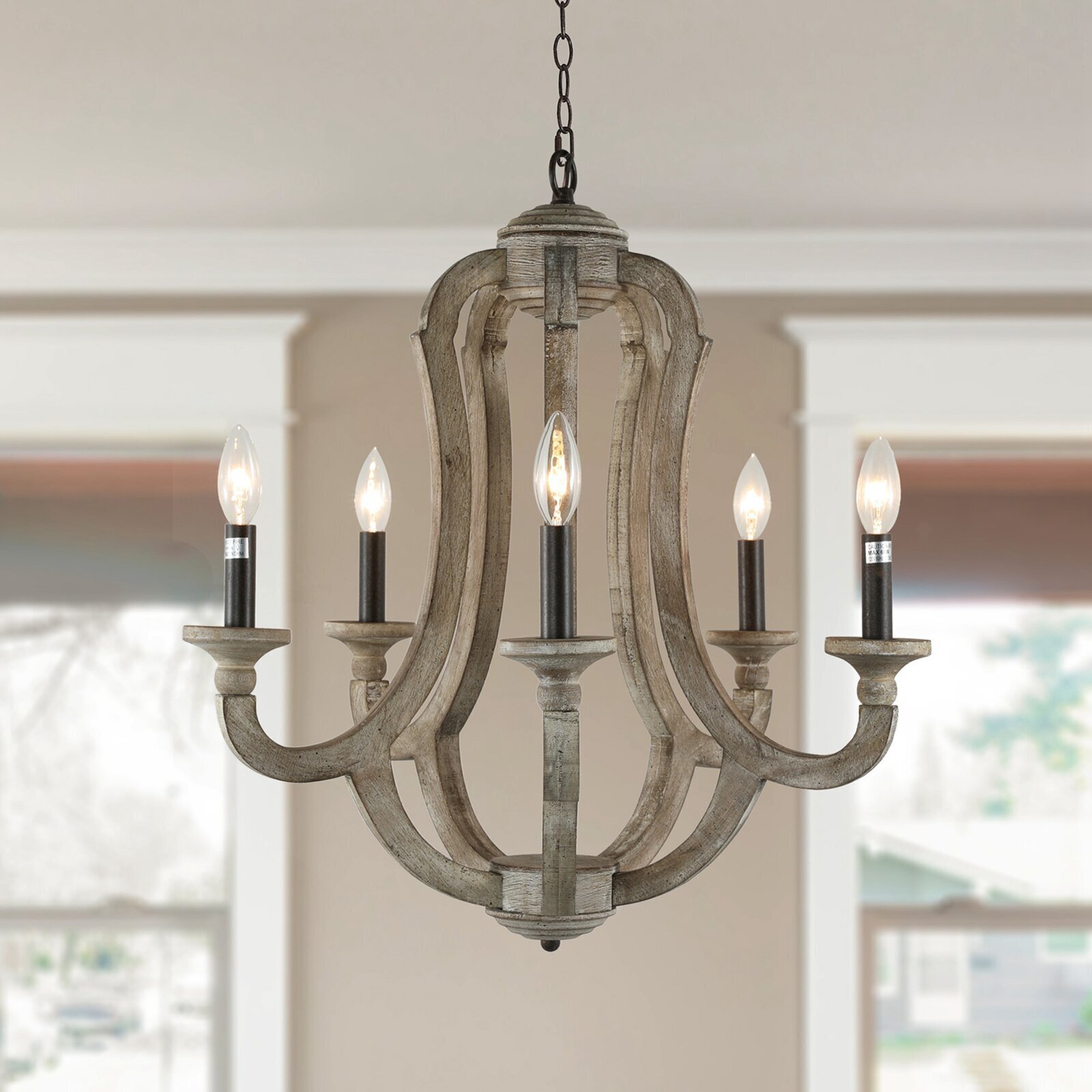 Wood Chandelier Lighting