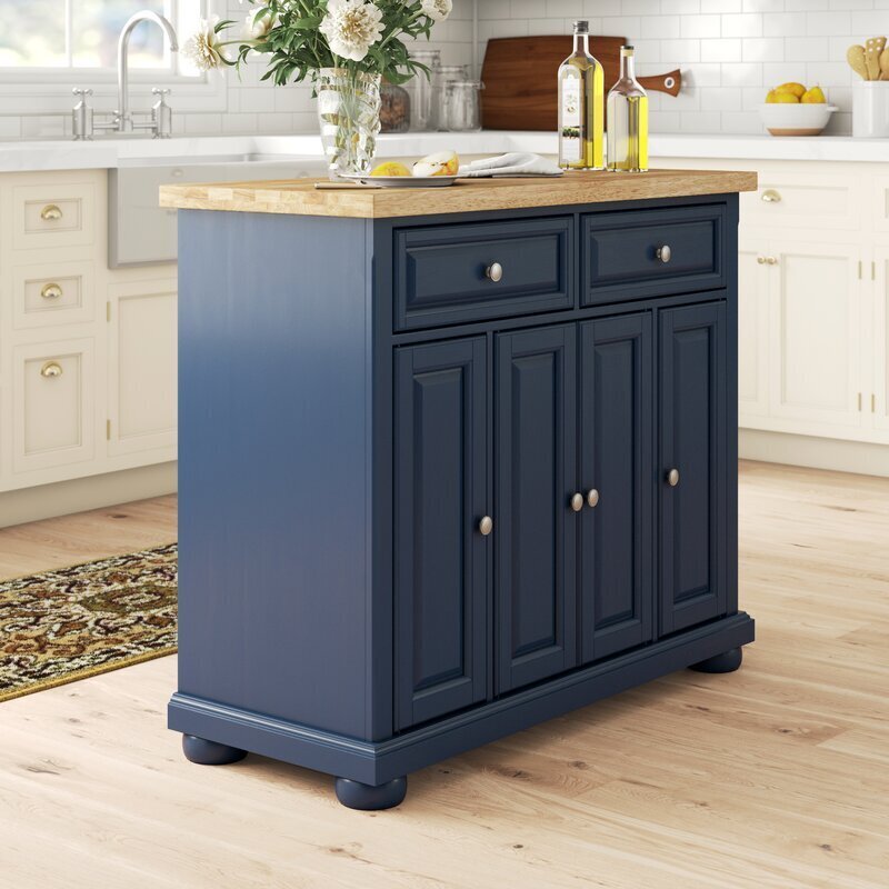 Fashionable Cutting Board Kitchen Island