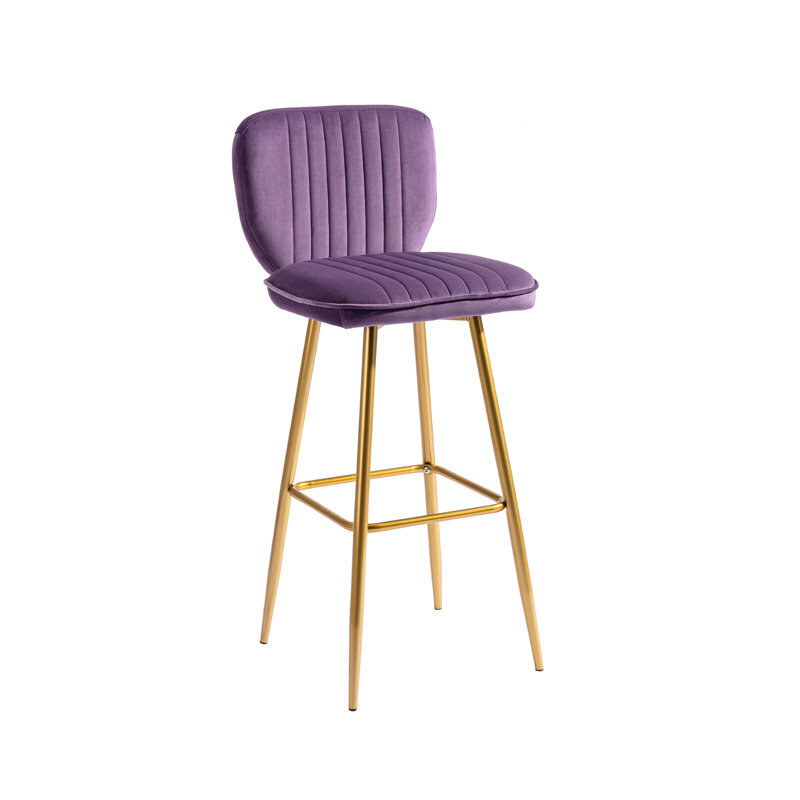 Fashionable Purple Bar Stool
