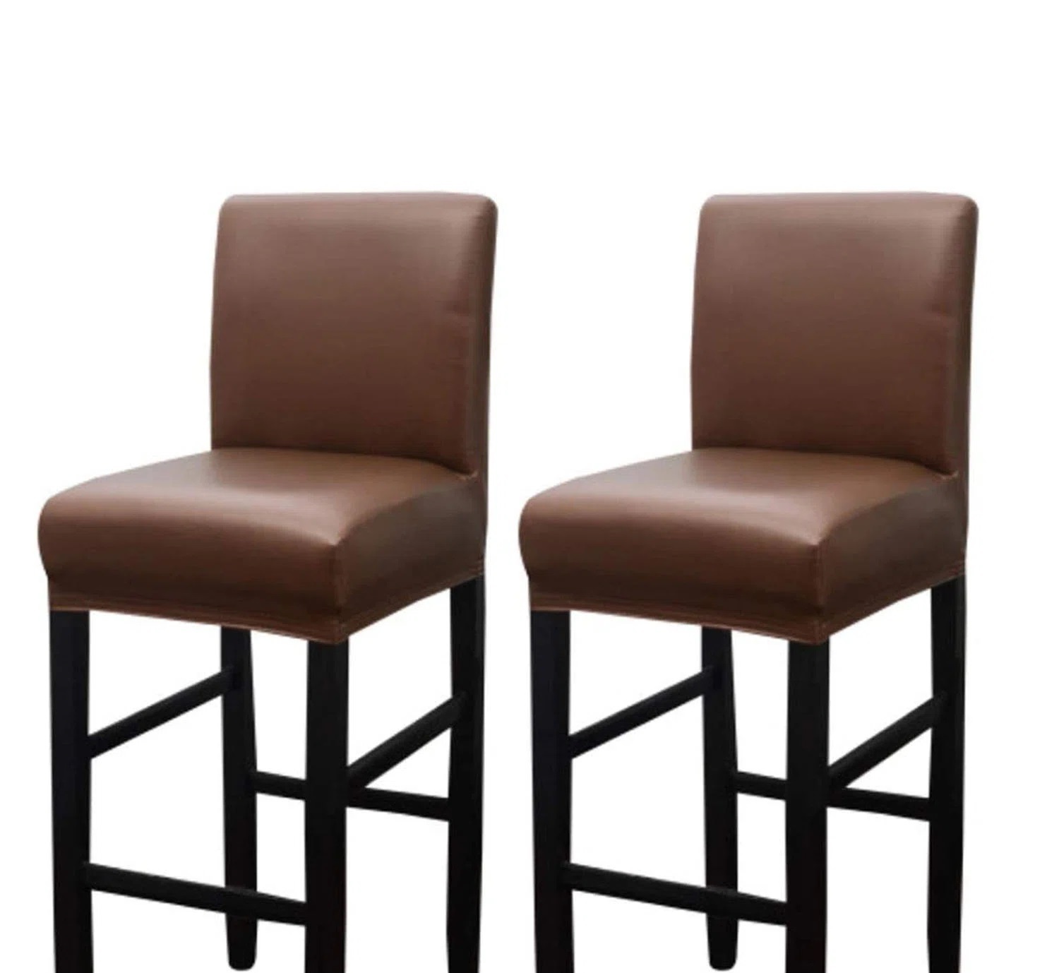 Faux Leather Bar Stool Slipcovers