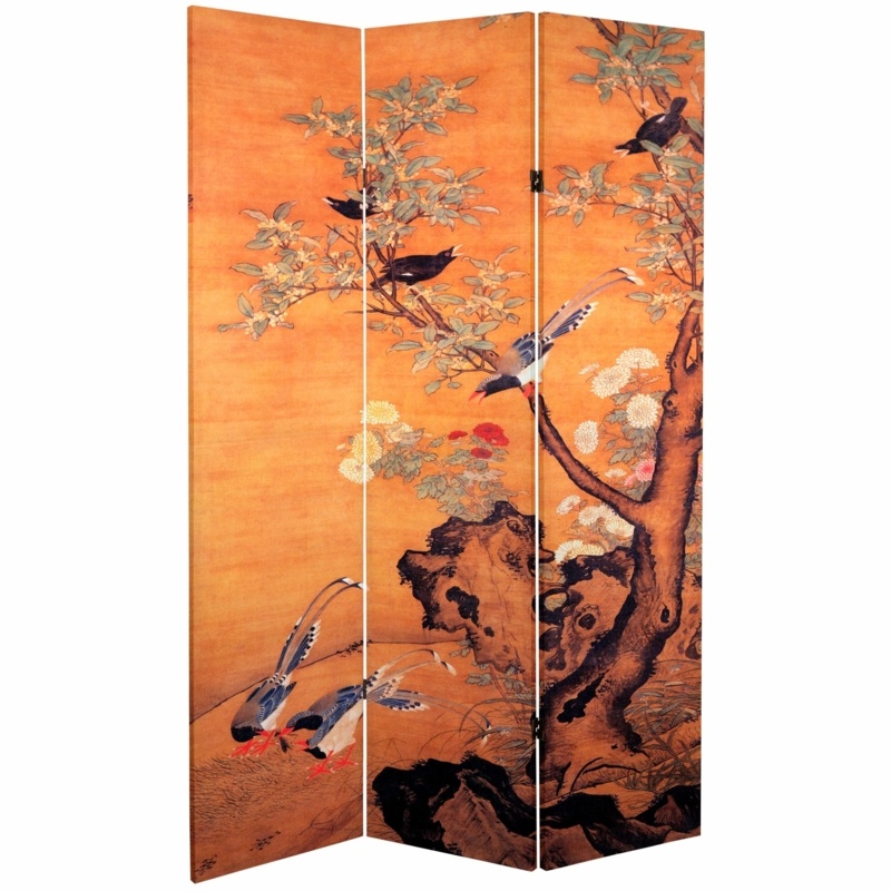 Feuerstein 48'' W x 71'' H 3 - Panel Folding Room Divider