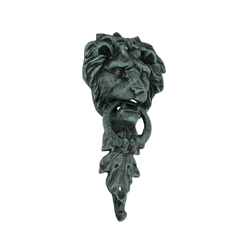 Fierce Lion Head Door Knocker