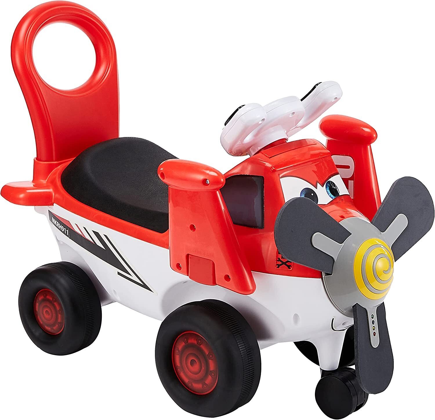 Fire and Rescue Themed Airplane Ride On Toy
