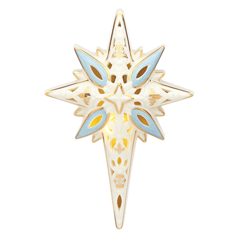 First Blessing Nativity Lit Star Figurine