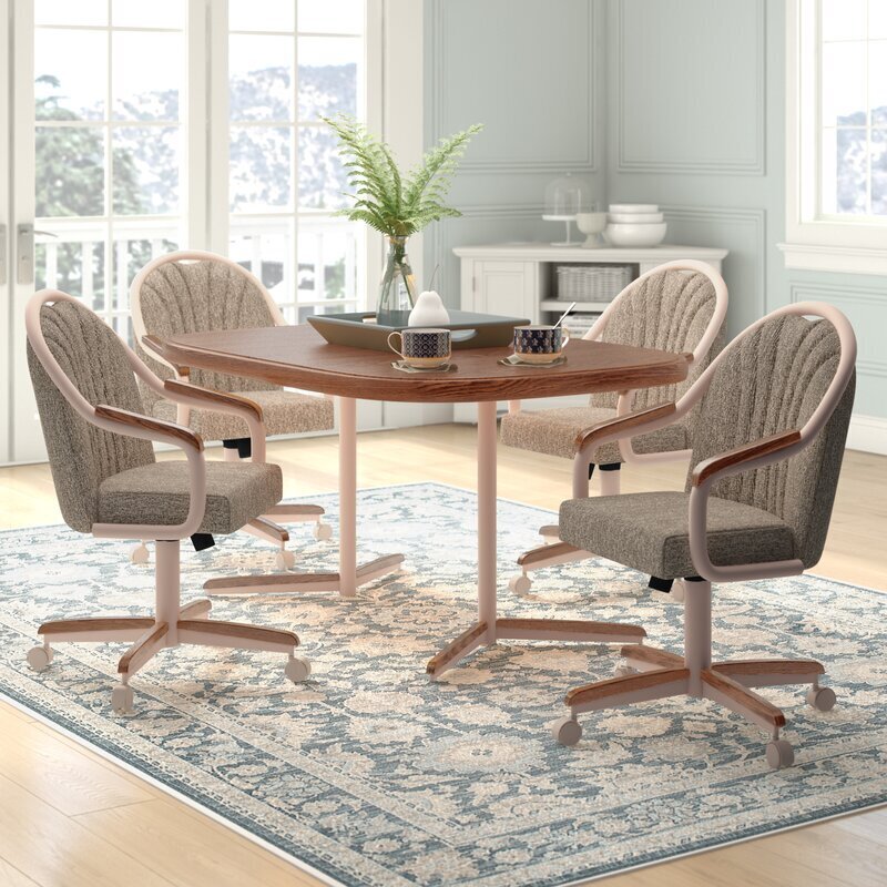 Five piece chromcraft dining set