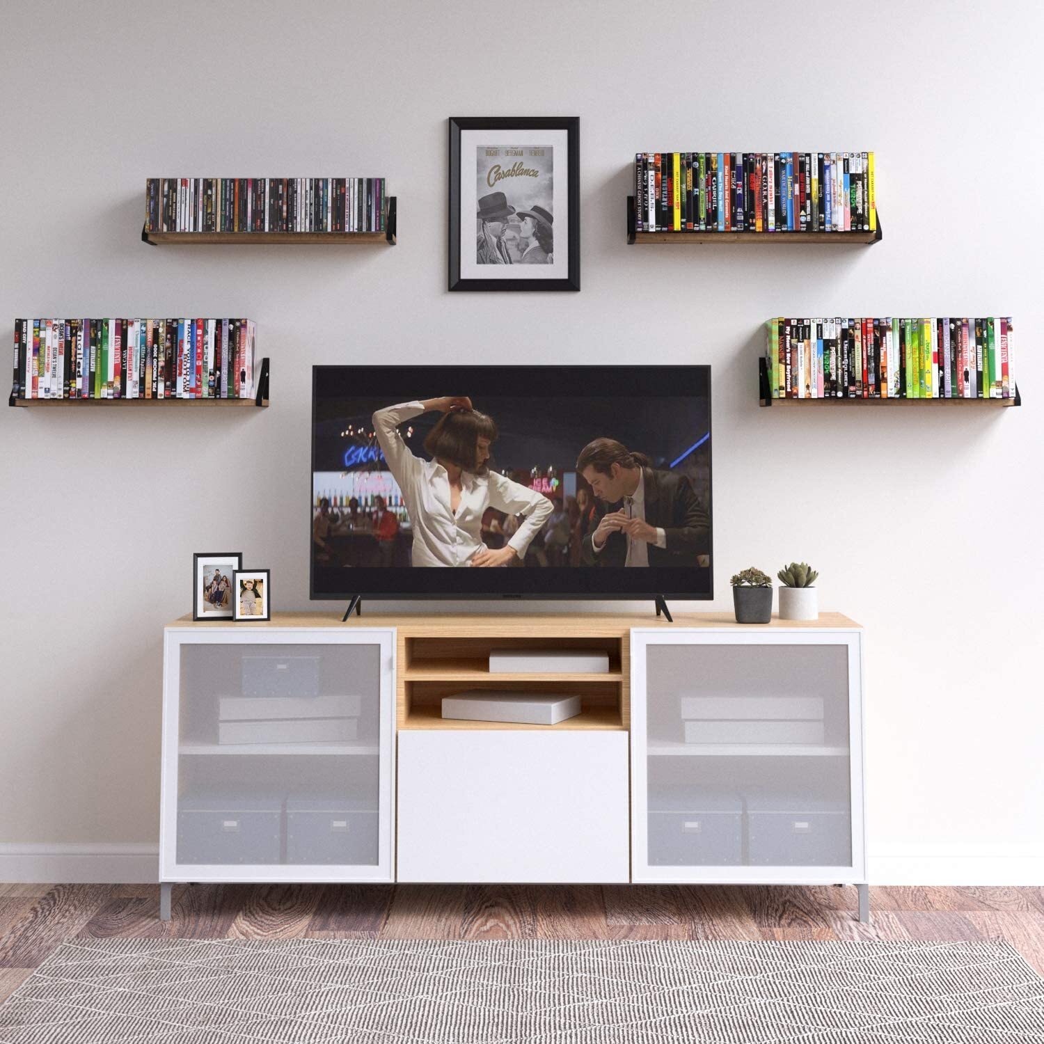 Floating DVD Wall Shelves