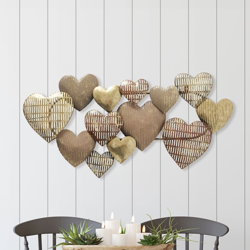 Metal Heart Wall Decor