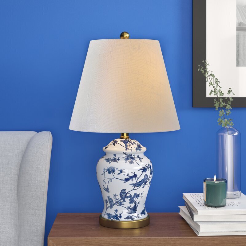 Floral Vintage Ceramic Lamp