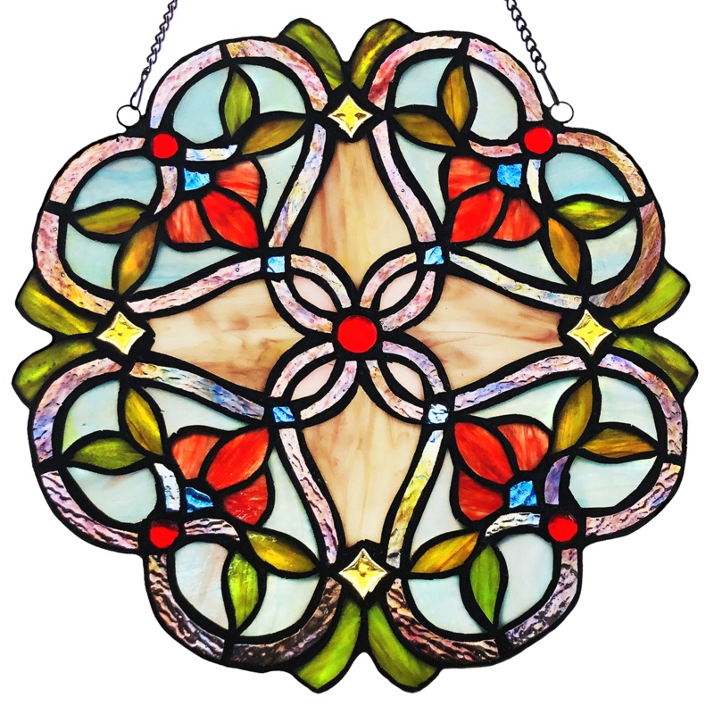 Flowering Vine Window Panel