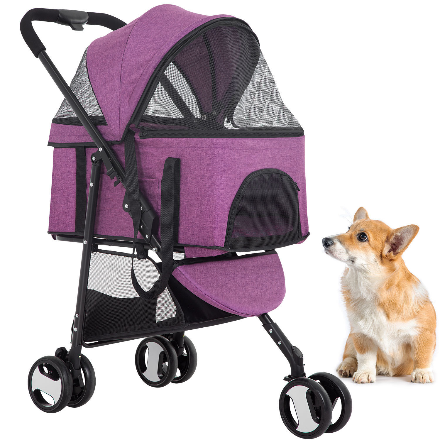 Foldable Pet Jogging Stroller