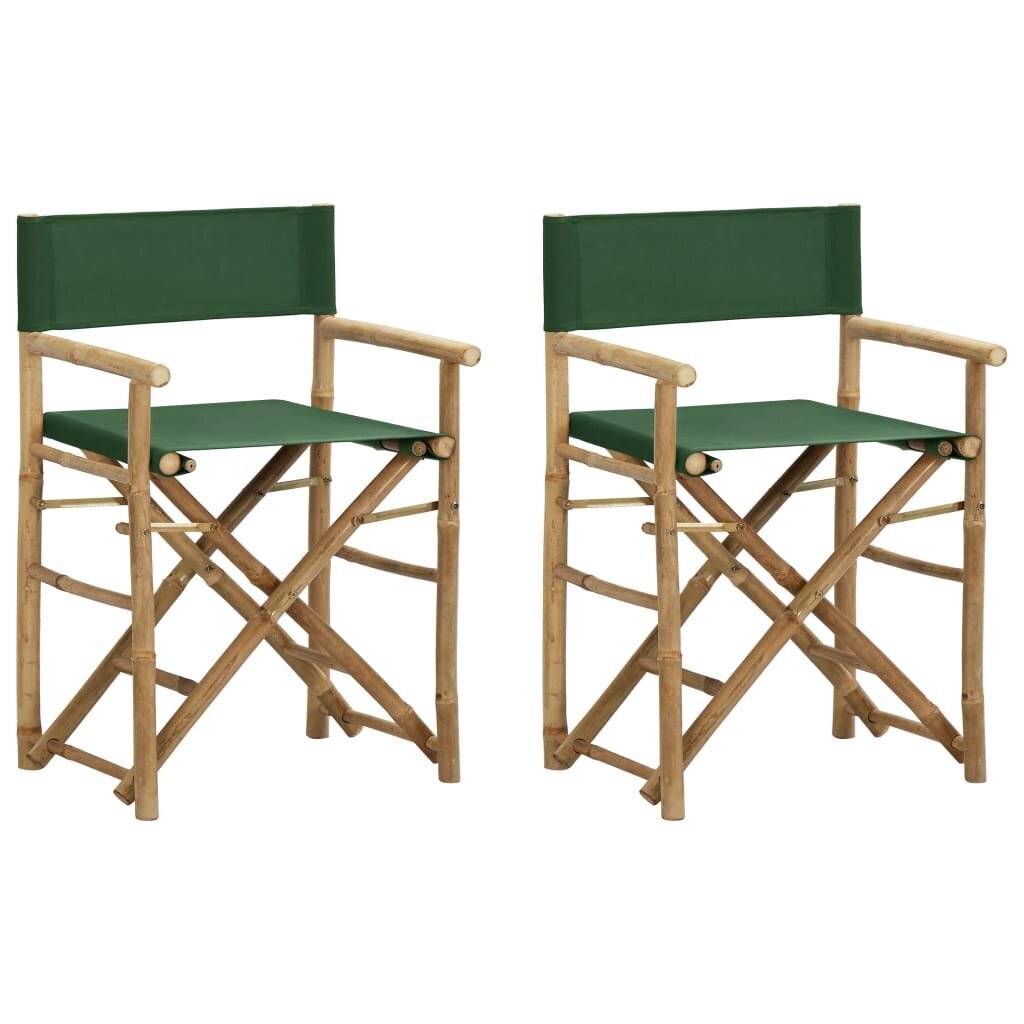 Folding Director’s Bamboo Patio Chairs