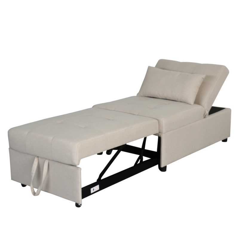 Folding Ottoman Lounge Chair Sofa Bed