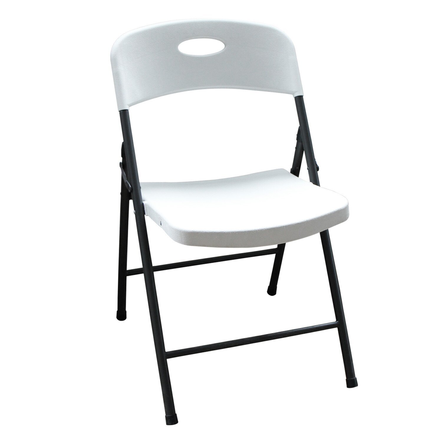 Folding Plastic Garden Chairs (Set of 4)