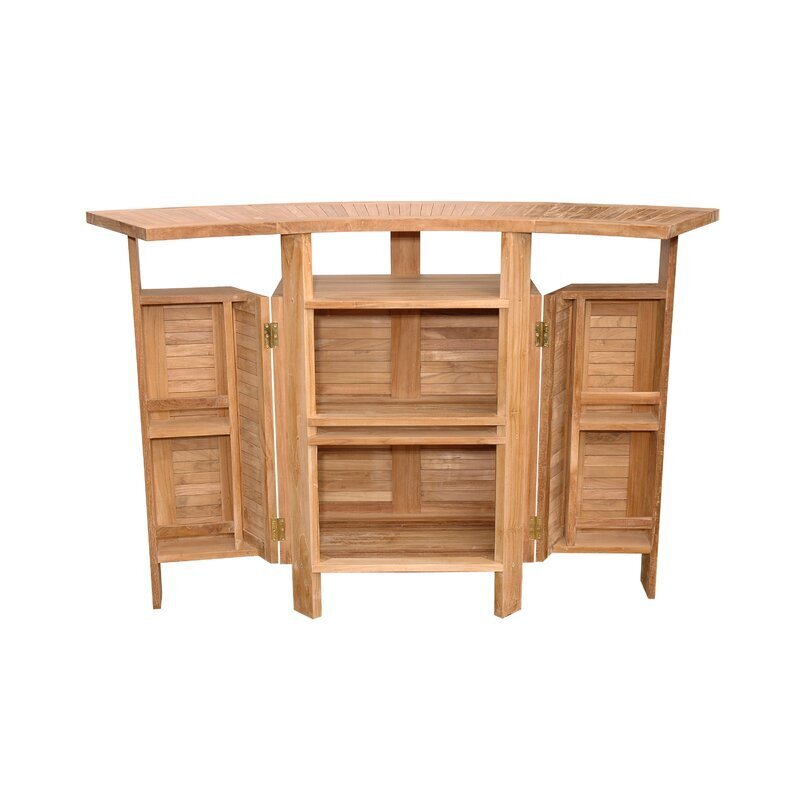 Teak Outdoor Bar