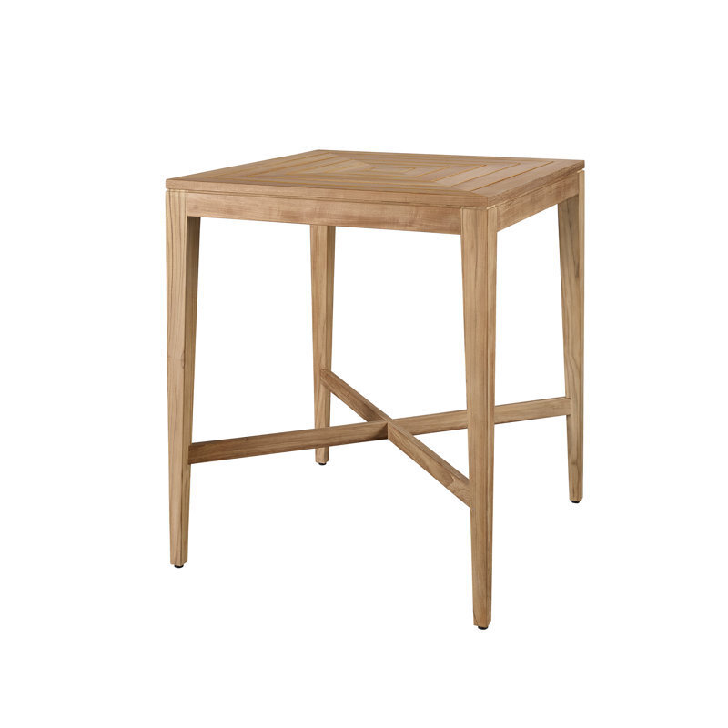 Four Person Teak Bar Height Table
