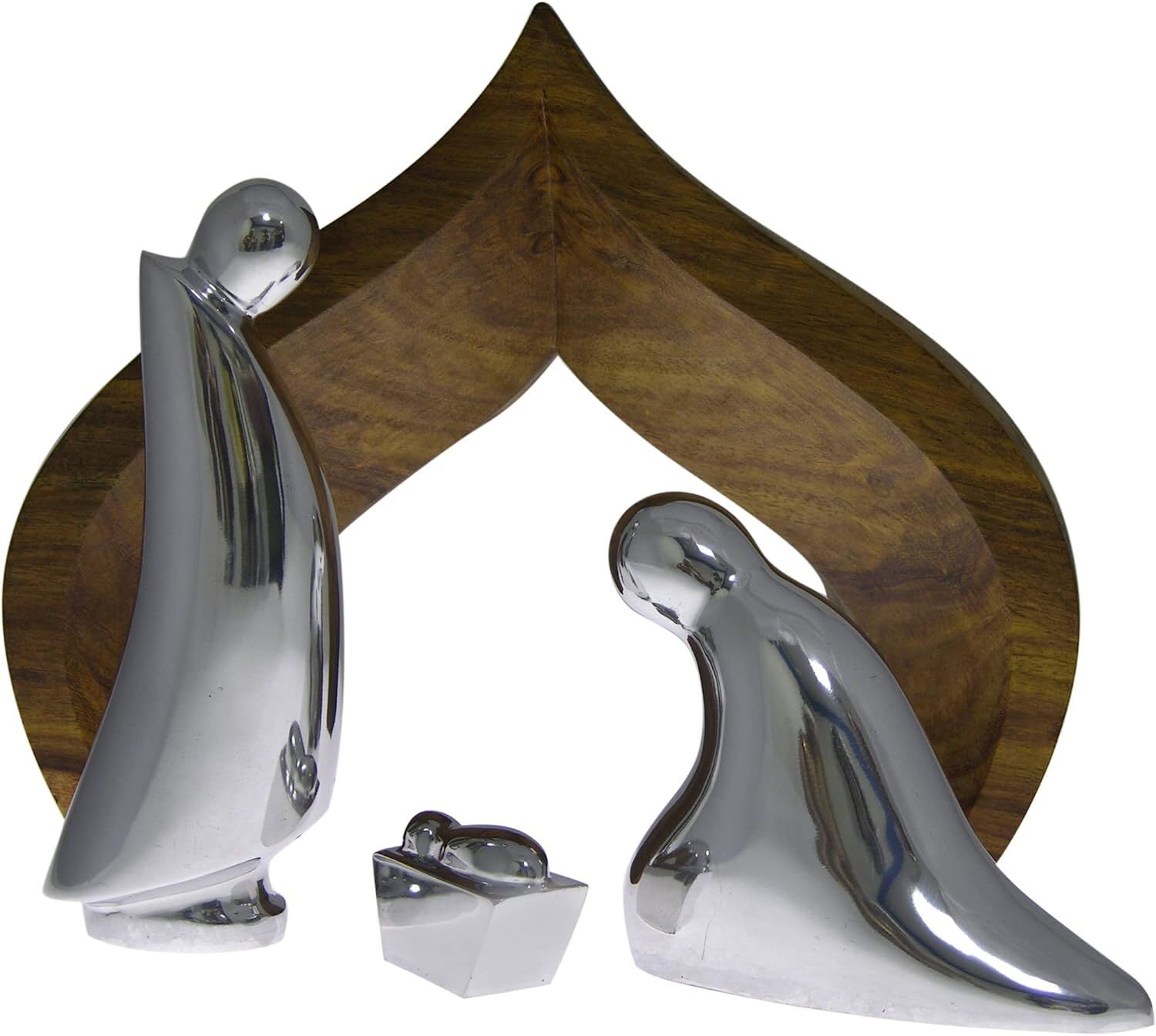 Four Piece Modern Nativity Set