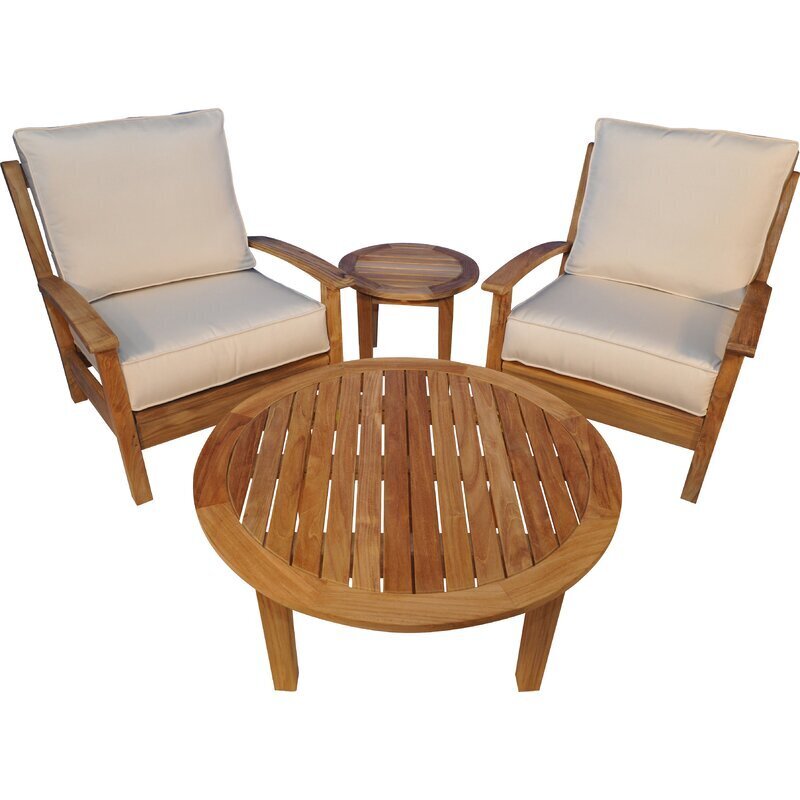 Four Piece Vintage Teak Bedroom Set
