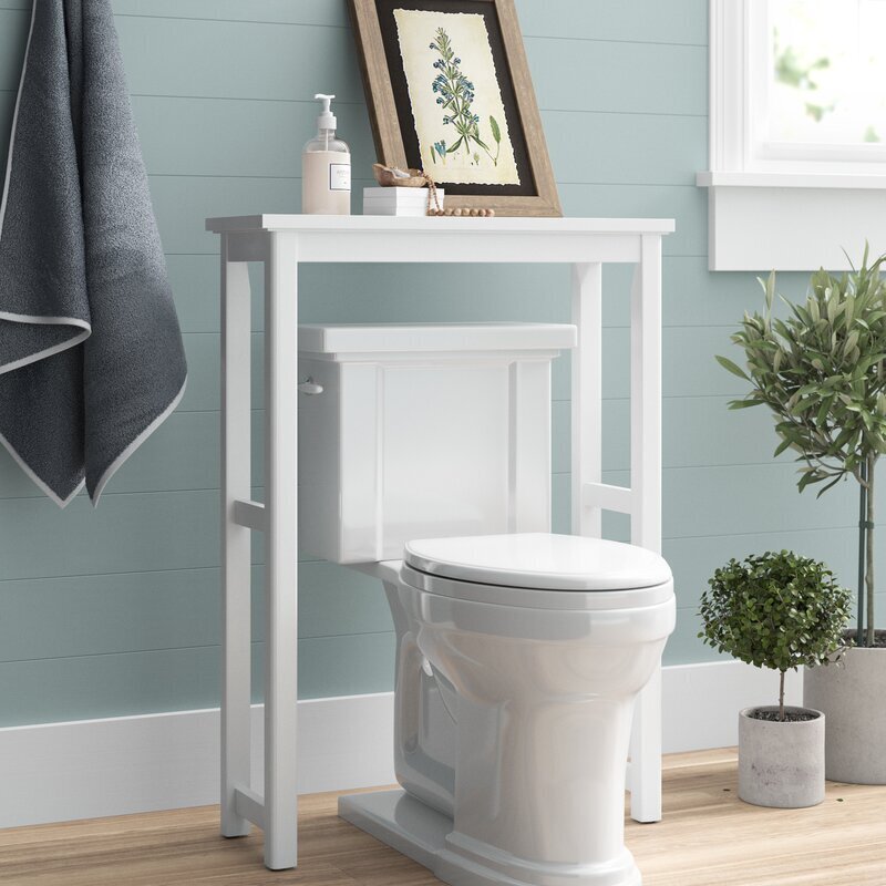 Freestanding Over the Toilet Tank Storage