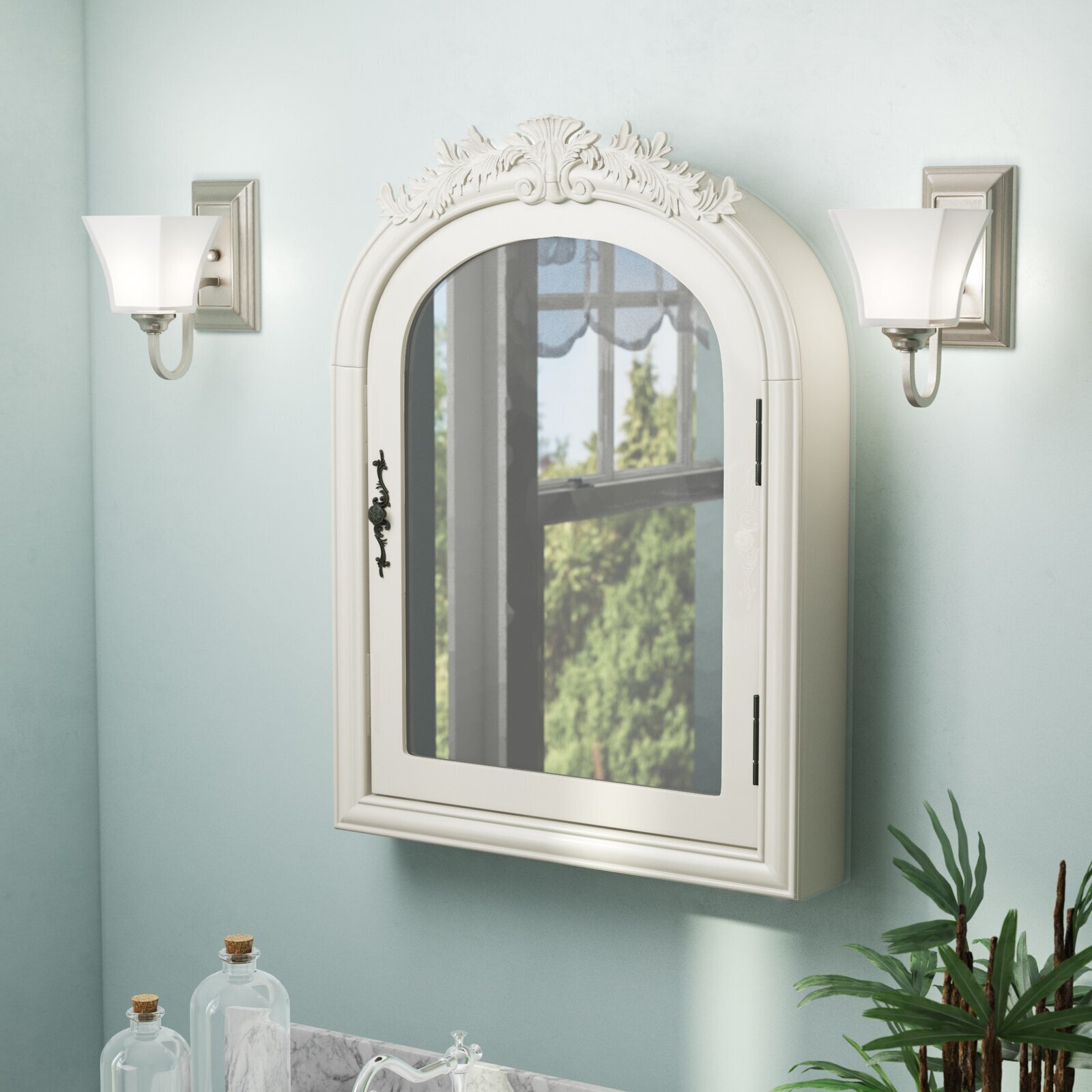 Beveled Mirror Medicine Cabinet