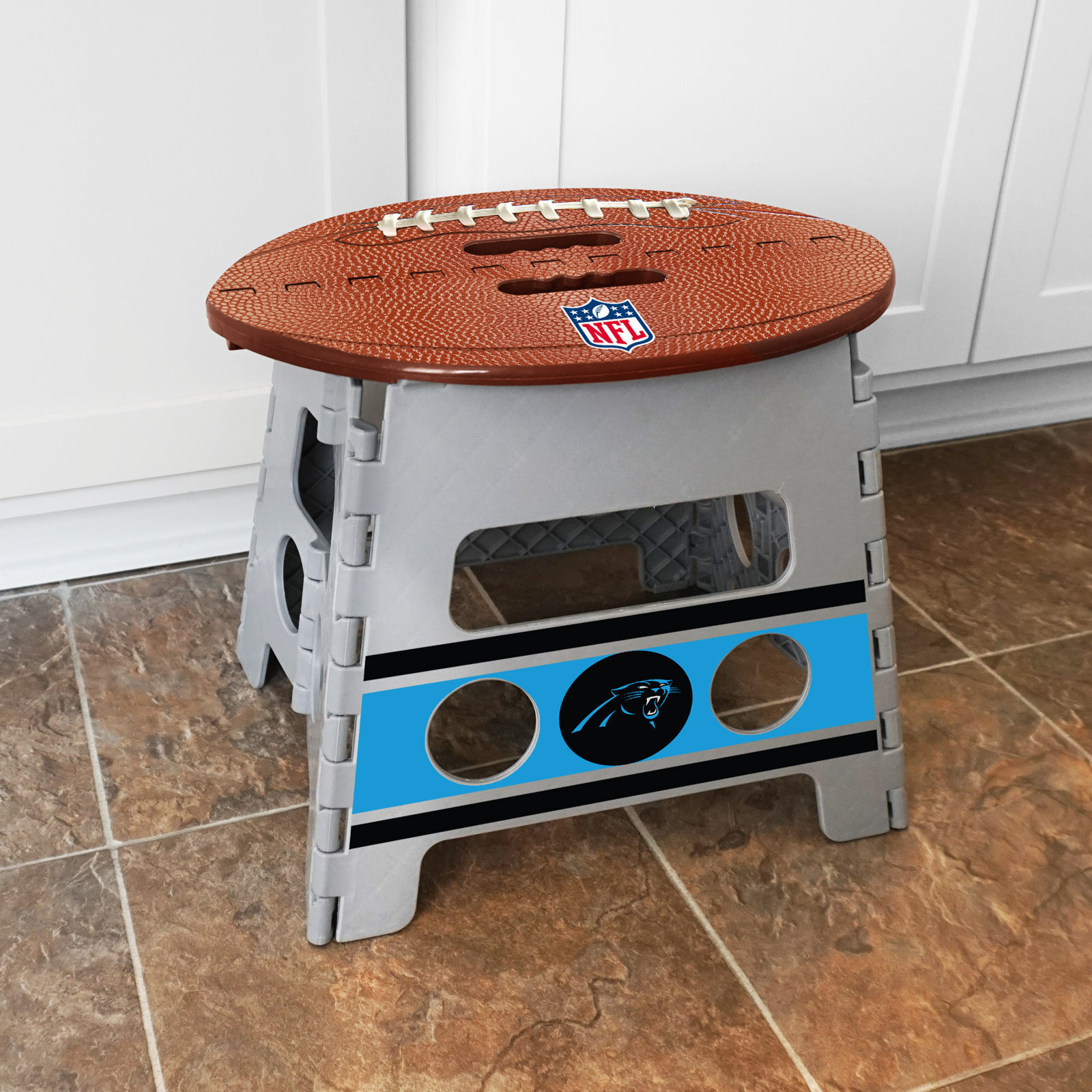 Fun Foldable Plastic Football Stool