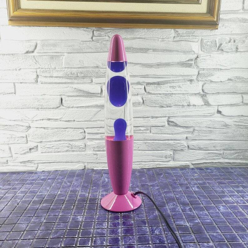 Fun Purple Vintage Lava Lamp