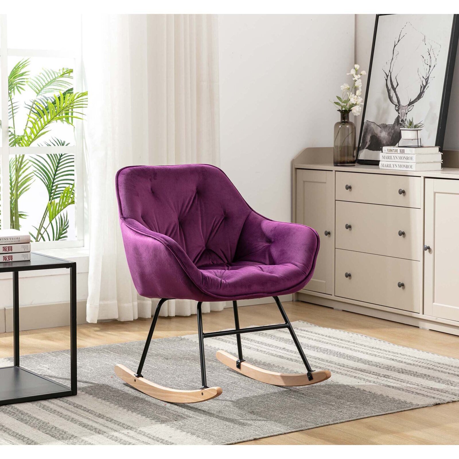 Funky Plum Contemporary Rocker