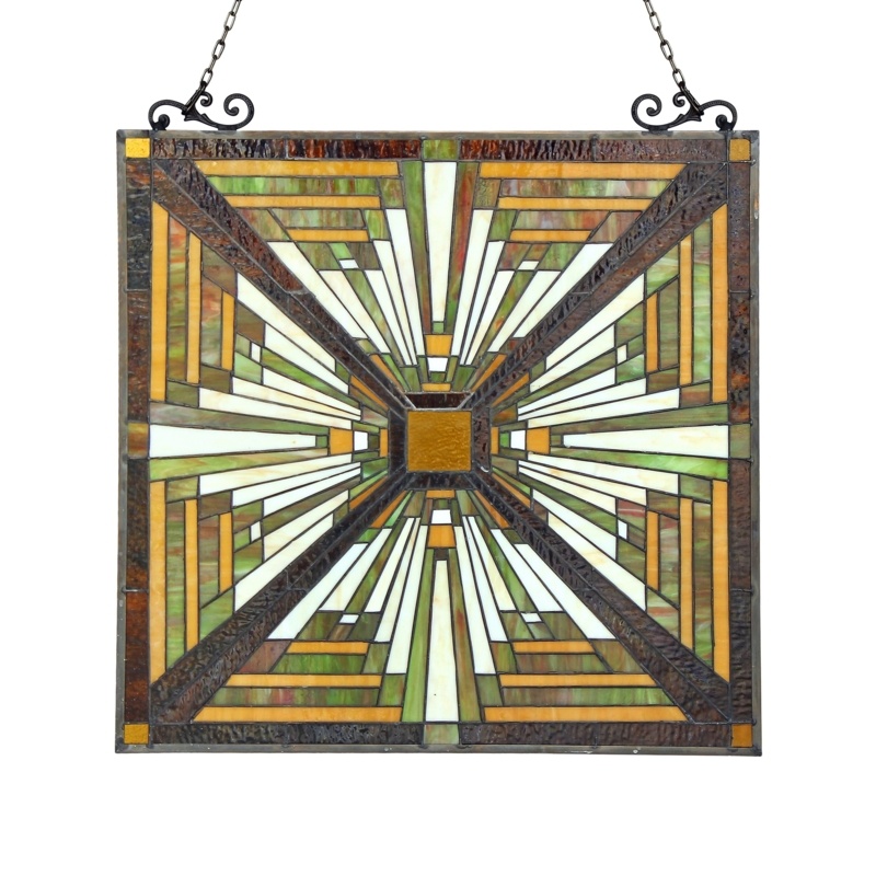 Fused Paint Glass Window Panel