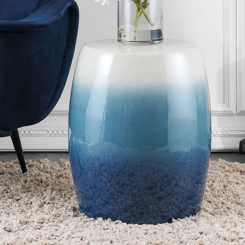 Japanese Ceramic Art-inspired Garden Stool