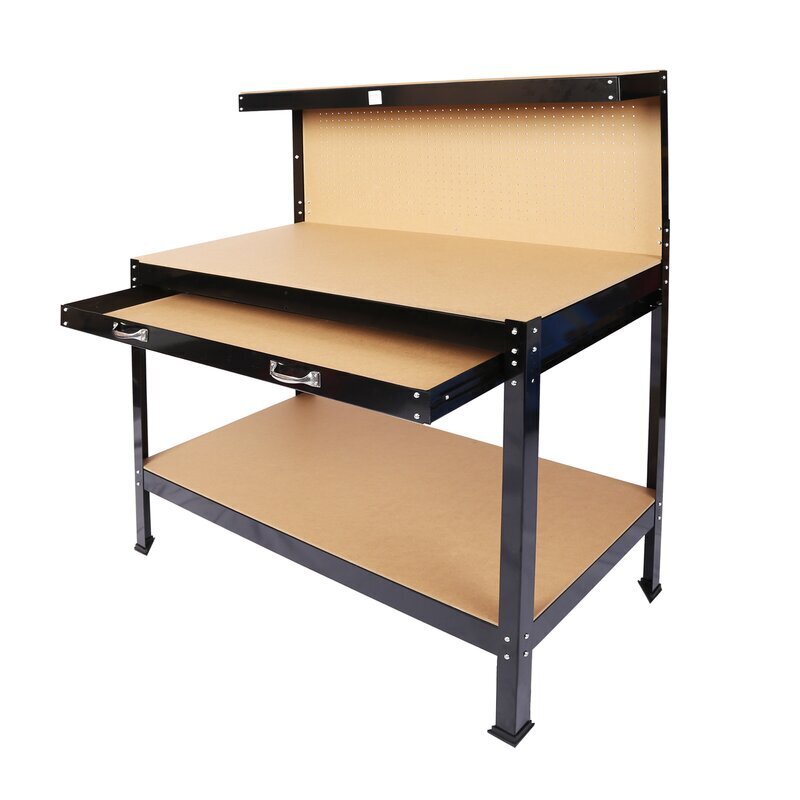 Garage Workbench With Storage