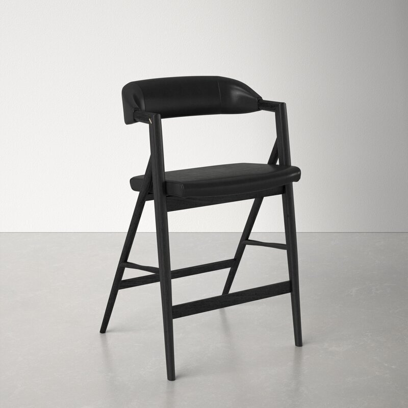 Genuine Leather Bar Stool