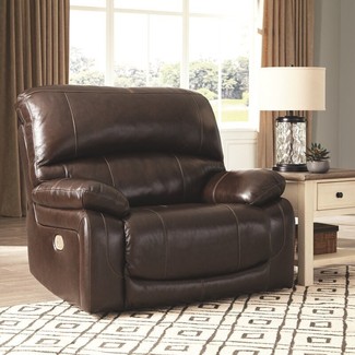 Genuine leather lazy boy extra wide recliner