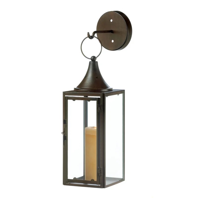 Geometric Lantern Wall Sconce