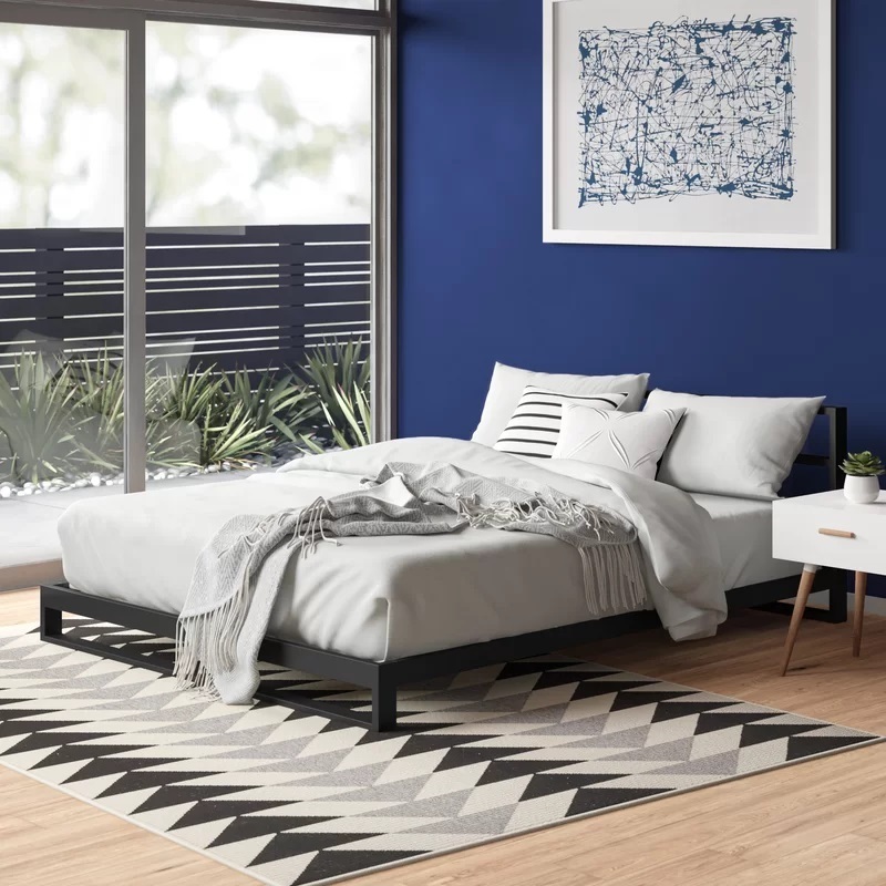 Geometric Short Queen Headboard