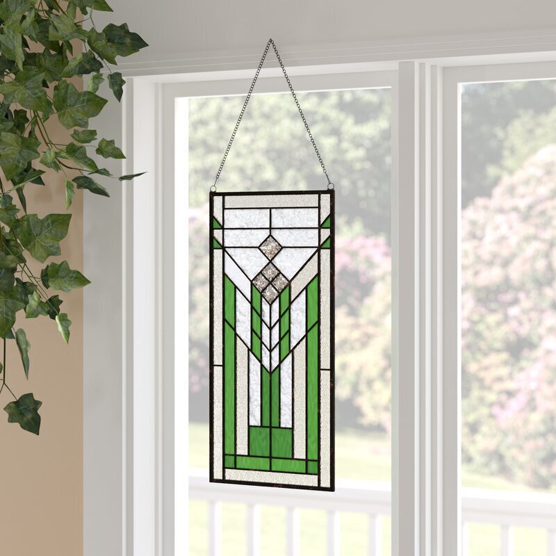 Geometric Stained Panel
