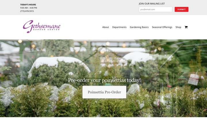 gethsemane garden center