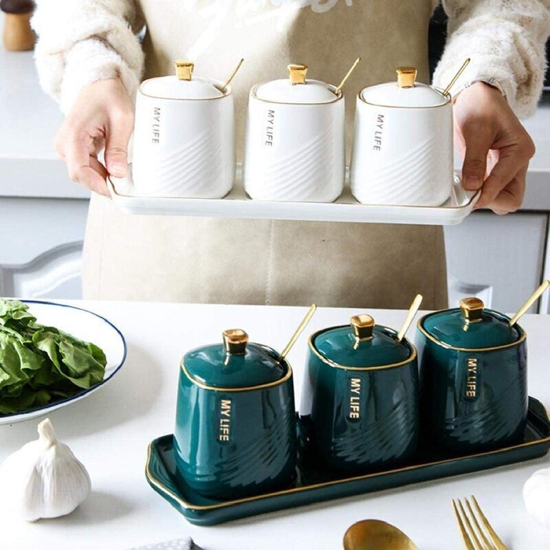 Glam Fancy Spice Jars