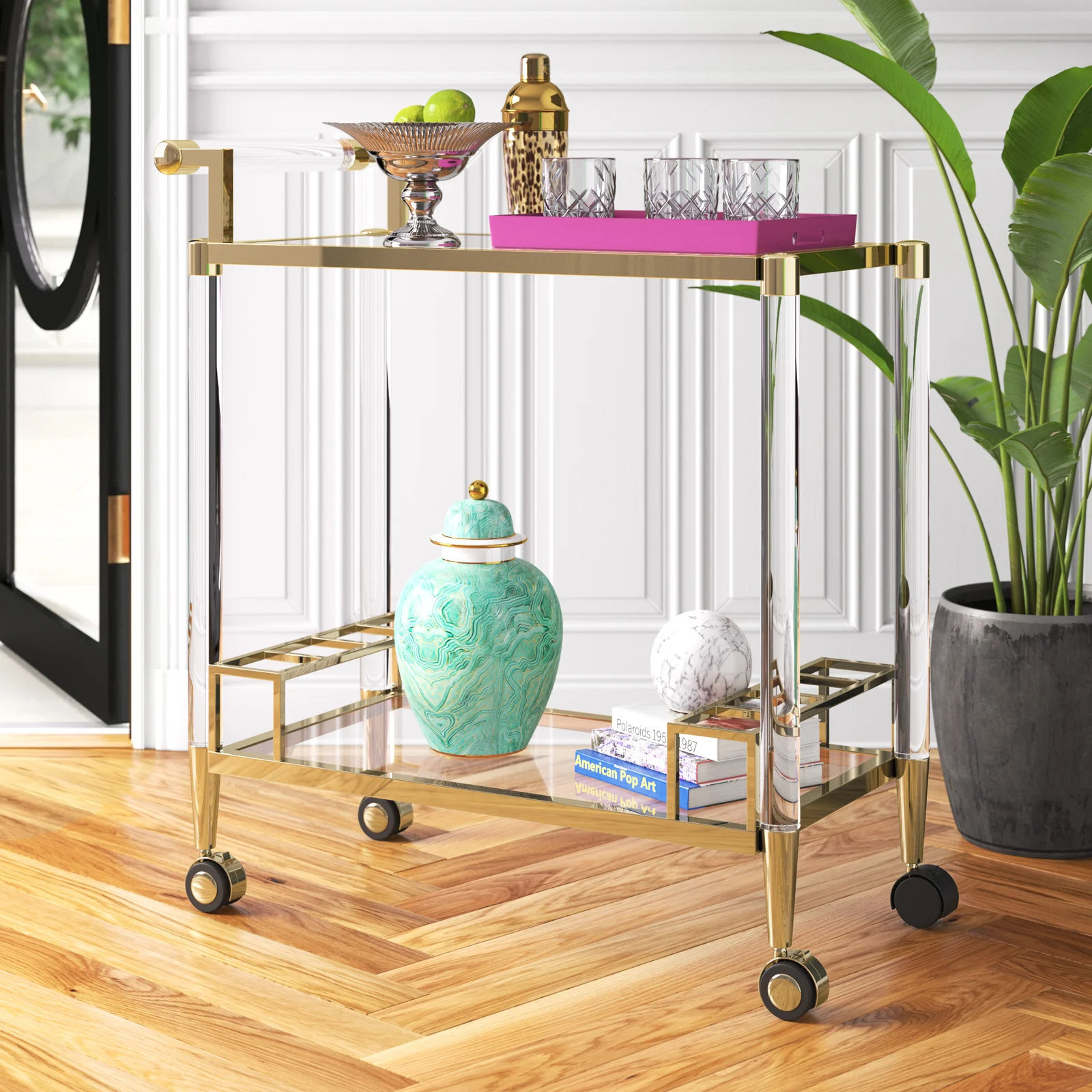 Glamorous Bar Cart
