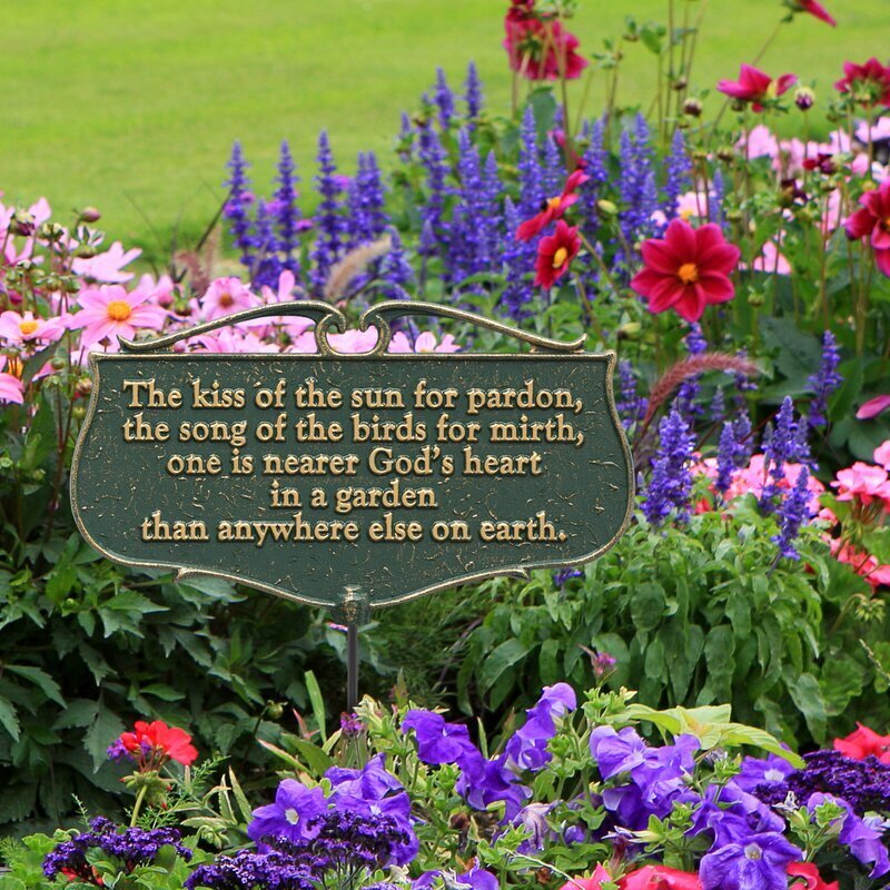 Glorious Garden Plaque