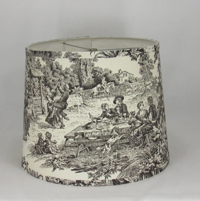 Grayscale Lampshade
