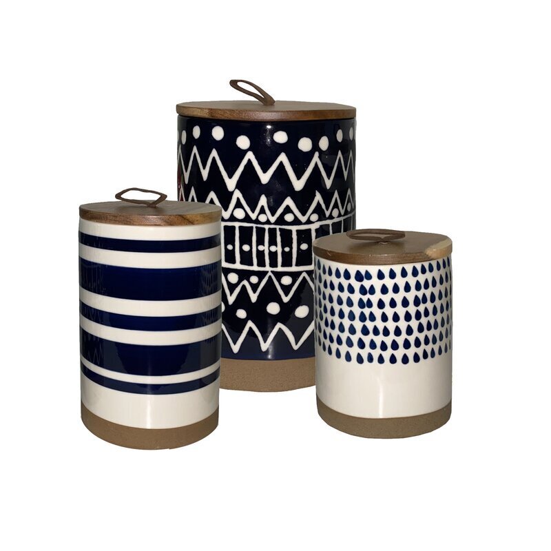Handmade Pottery Canister Set