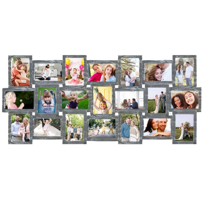 Hanging picture collage frames