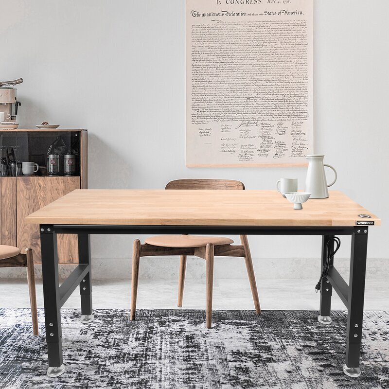 Height Adjustable Garage Workbench