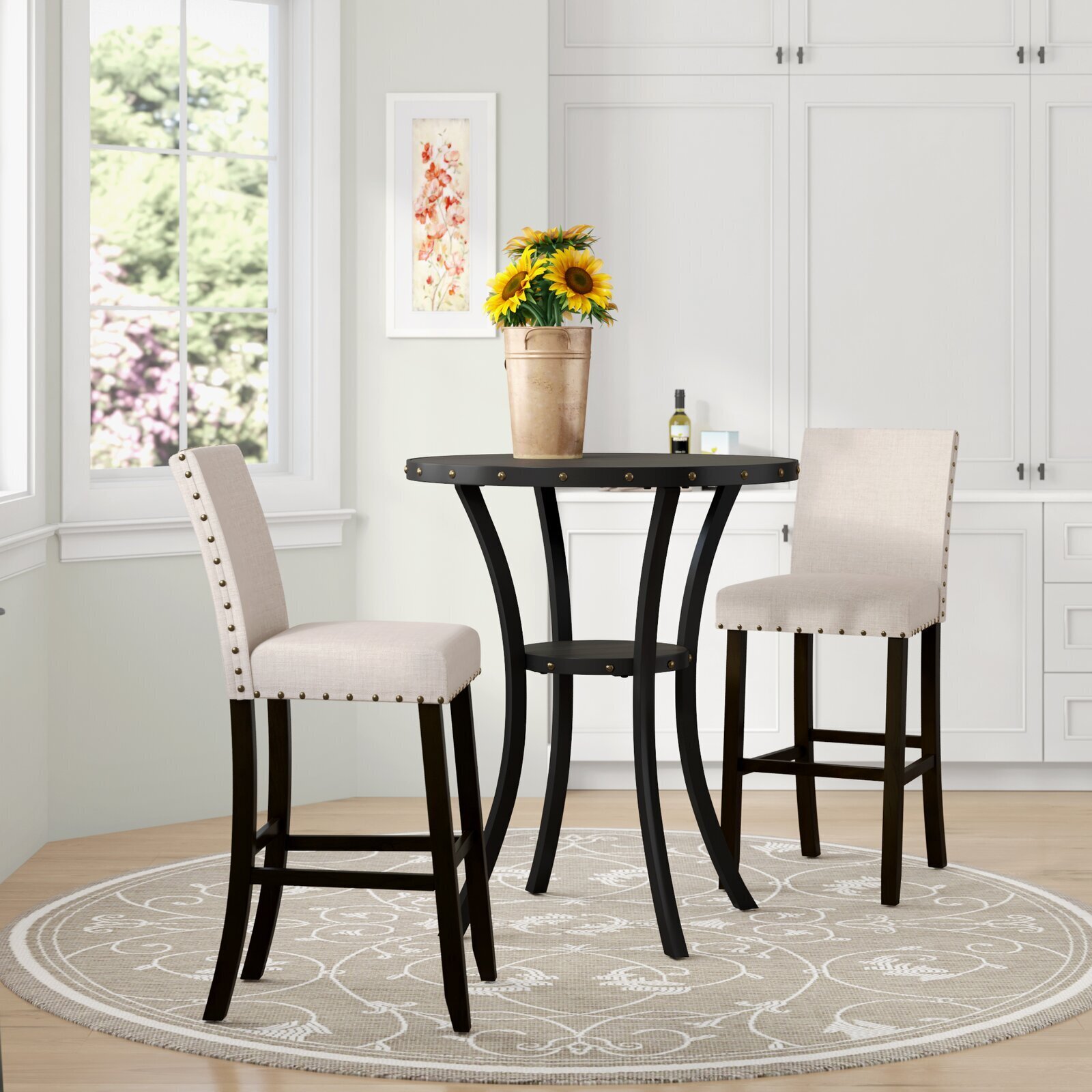 High Top Pub Table and Chairs