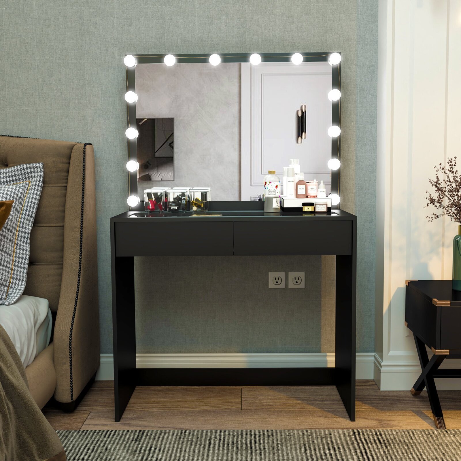 Hollywood Lights Vanity Dressing Table