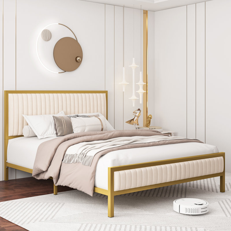 Hollywood Regency Low Bed Frame