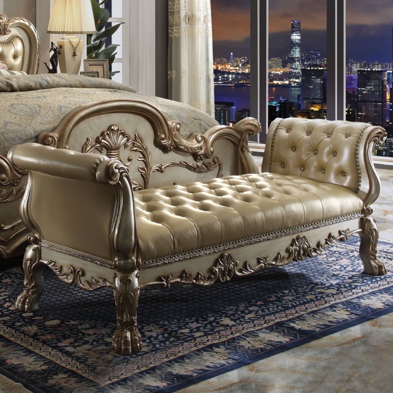 Ignacita Faux Leather Bench