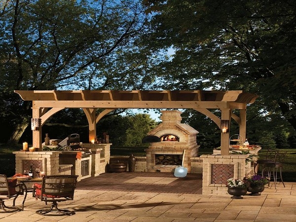 Indoor Outdoor Fireplace