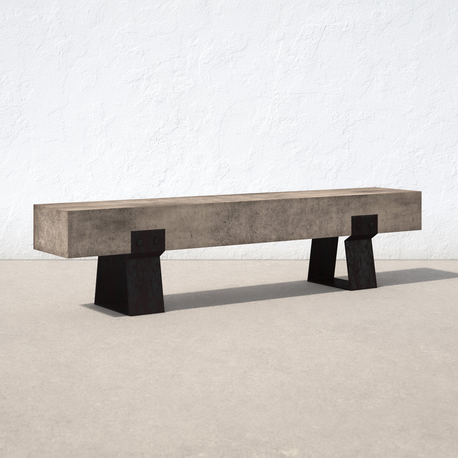 Industrial Modern Bench 